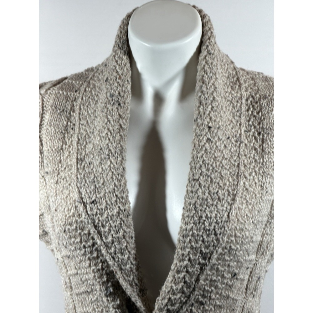JM Cooper Vintage Cable Knit Wool Sweater Vest Women XS Multicolor Knit Top Casu - Picture 12 of 12